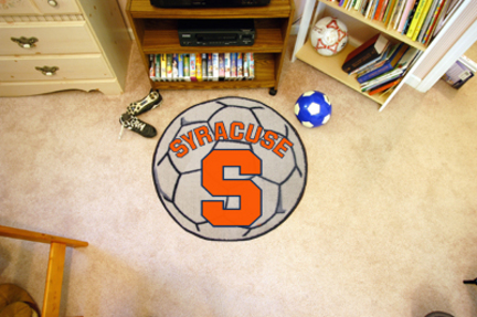 27" Round Syracuse Orange (Orangemen) Soccer Mat