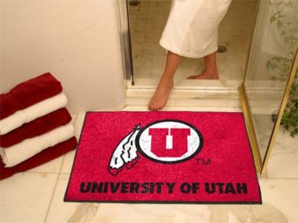 34" x 45" Utah Utes All Star Floor Mat