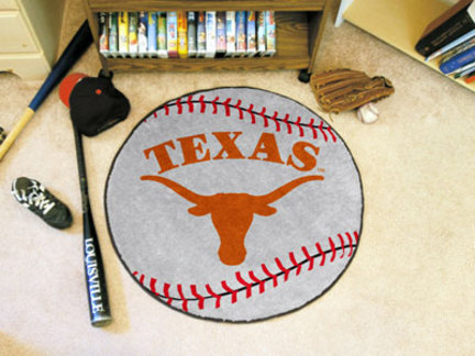 27" Round Texas Longhorns Baseball Mat
