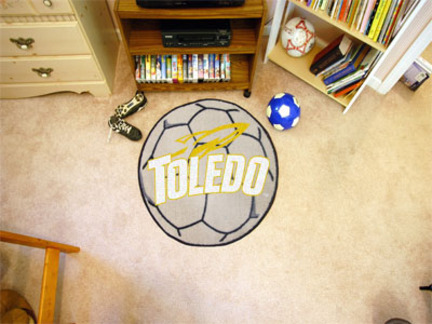 27" Round Toledo Rockets Soccer Mat