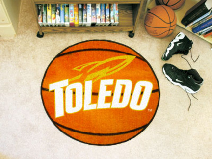 27" Round Toledo Rockets Basketball Mat