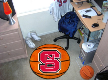 27" Round North Carolina State Wolfpack Basketball Mat