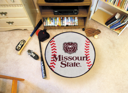 Missouri State University Bears 27" Round Baseball Mat