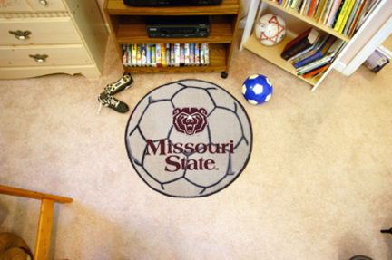 Missouri State University Bears 27" Round Soccer Mat