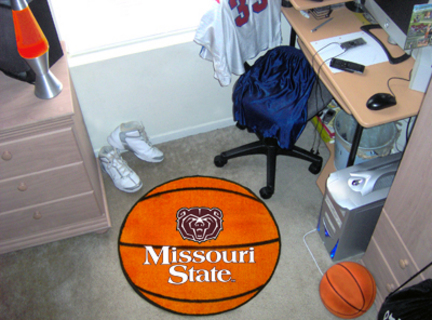 Missouri State University Bears 27" Round Basketball Mat