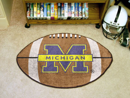 22" x 35" Michigan Wolverines Football Mat