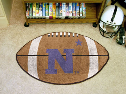 22" x 35" Navy Midshipmen Football Mat