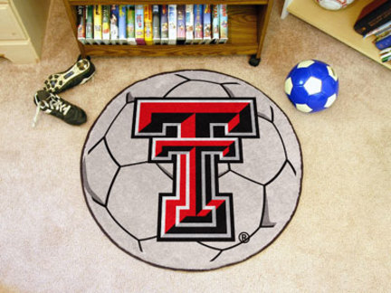 27" Round Texas Tech Red Raiders Soccer Mat