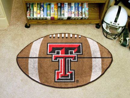 22" x 35" Texas Tech Red Raiders Football Mat