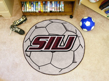 27" Round Southern Illinois Salukis Soccer Mat