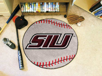 27" Round Southern Illinois Salukis Baseball Mat