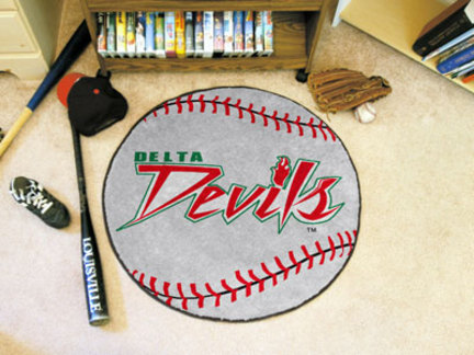 27" Round Mississippi Valley State Delta Devils Baseball Mat