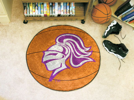 27" Round Holy Cross Crusaders Basketball Mat