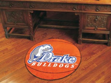 Drake Bulldogs 27" Round Basketball Mat