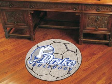 Drake Bulldogs 27" Round Soccer Mat