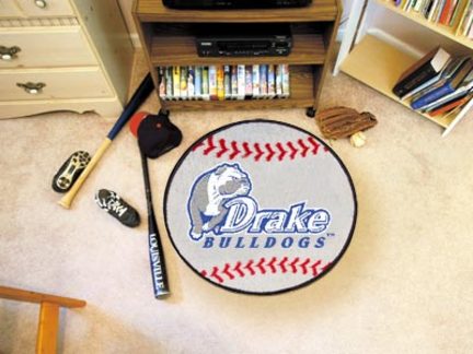 Drake Bulldogs 27" Round Baseball Mat