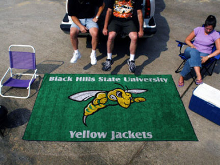 5' x 8' Black Hills State Yellow Jackets Ulti Mat