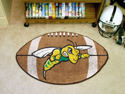 22" x 35" Black Hills State Yellow Jackets Football Mat