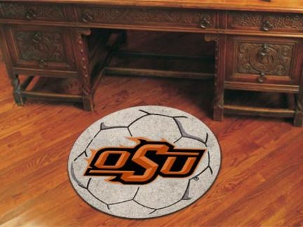 27" Round Oklahoma State Cowboys Soccer Mat