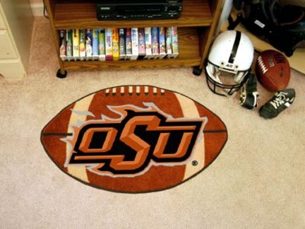 22" x 35" Oklahoma State Cowboys Football Mat