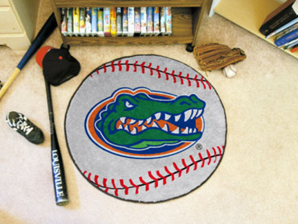 Florida Gators 27" Round Baseball Mat