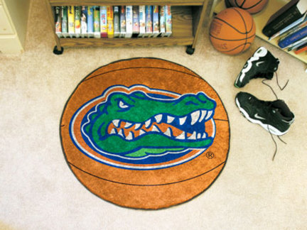 27" Round Florida Gators Basketball Mat