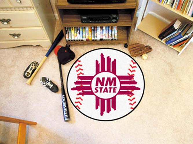 27" Round New Mexico State Aggies Baseball Mat