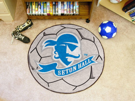 27" Round Seton Hall Pirates Soccer Mat