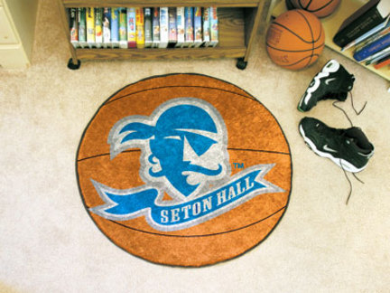 27" Round Seton Hall Pirates Basketball Mat