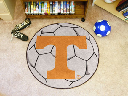 27" Round Tennessee Volunteers Soccer Mat