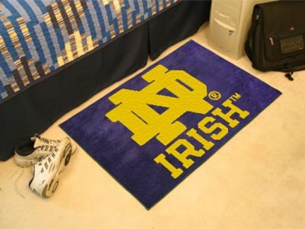 Notre Dame Fighting Irish 19" x 30" Starter Mat (with "ND")