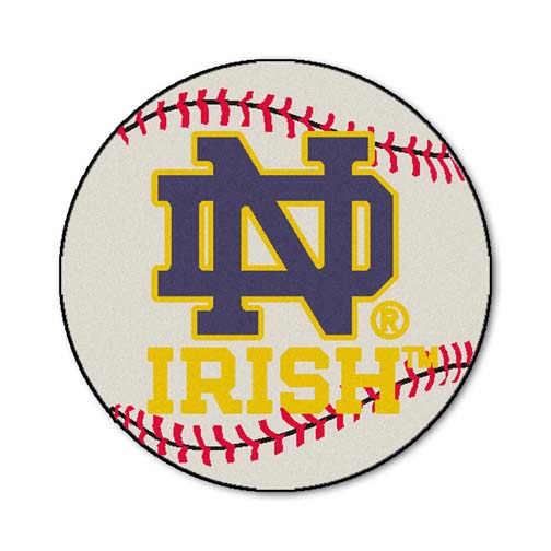 Notre Dame Fighting Irish 27" Round Baseball Mat (with "ND")