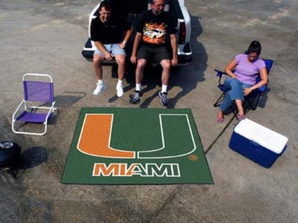 Miami Hurricanes 5' x 6' Tailgater Mat