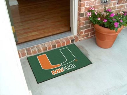 Miami Hurricanes 19" x 30" Starter Mat