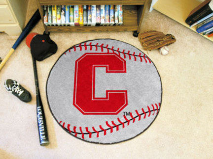 27" Round Cornell Big Red Bears Baseball Mat