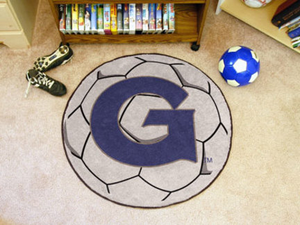 27" Round Georgetown Hoyas Soccer Mat