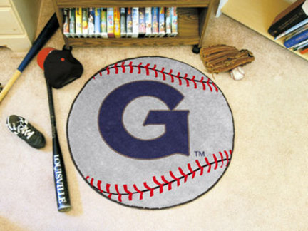 27" Round Georgetown Hoyas Baseball Mat