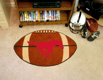 22" x 35" Southern Methodist (SMU) Mustangs Football Mat