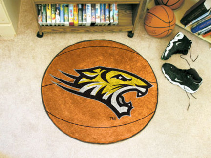 27" Round Towson Tigers Basketball Mat