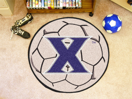 27" Round Xavier Musketeers Soccer Mat