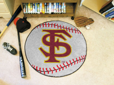 27" Round Florida State Seminoles Baseball Mat