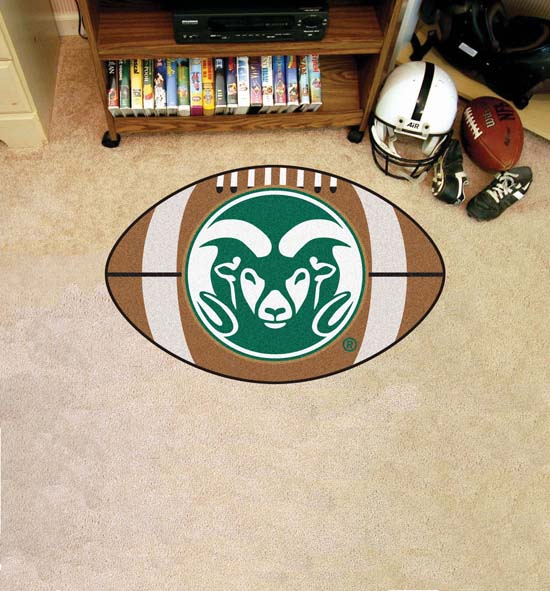 22" x 35" Colorado State Rams Football Mat