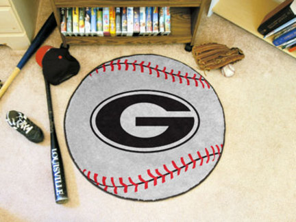 Georgia Bulldogs "G" 27" Round Baseball Mat