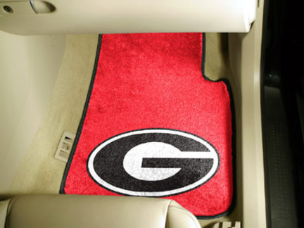 Georgia Bulldogs "G" 27" x 18" Auto Floor Mat (Set of 2 Car Mats)