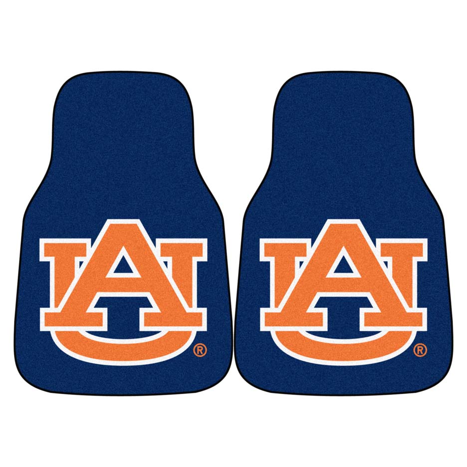 Auburn Tigers 27" x 18" Auto Floor Mat (Set of 2 Car Mats - with "AU")