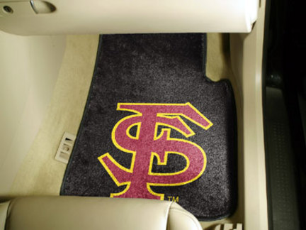 Florida State Seminoles "FS" 27" x 18" Auto Floor Mat (Set of 2 Car Mats)