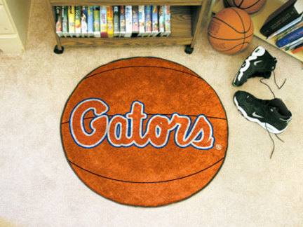 Florida Gators 27" Round Basketball Mat (with "Gators")