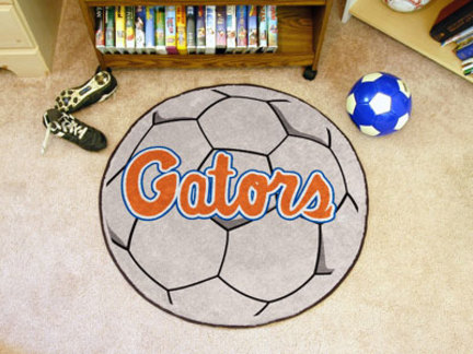 Florida Gators 27" Round Soccer Mat (with "Gators")