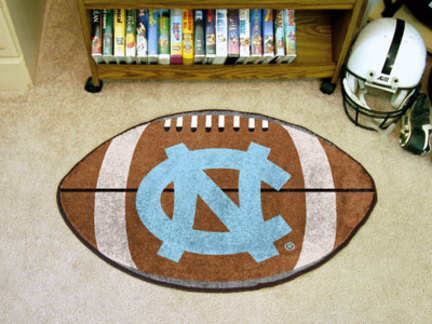 22" x 35" North Carolina Tar Heels Football Mat (with "NC")