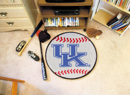 27" Round Kentucky Wildcats Baseball Mat (with "UK")